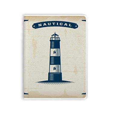 Imagem de Lighthouse Navigation Military Ocean Capa Diário capa macia