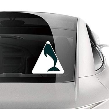 Imagem de Blue Ocean Docile Adesivo fofo de golfinho para carro motocicleta bicicleta bagagem decalque