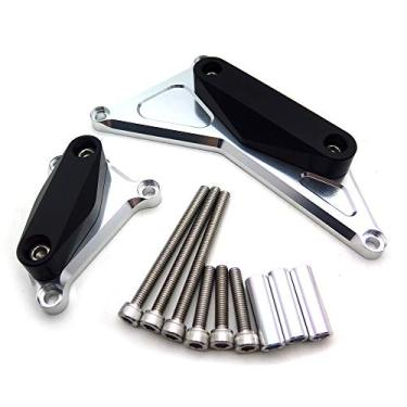 Imagem de NBX- Capa de estator protetora deslizante do motor prata compatível com BMW HP4 14-17/S1000RR 10-17