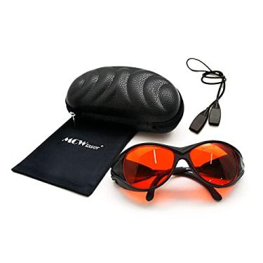 Imagem de MCWlaser Laser Goggles Safety Glasses 190-540nm Typical for 355nm 405nm 445nm 447nm 450nm 460nm 473nm 515nm 520nm 532nm Absorption type EP-3 Style 2