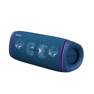 Imagem de Sony Alto-falante portátil sem fio SRS-XB43 EXTRA Bass IP67 à prova d'água Bluetooth e microfone embutido para chamadas telefônicas, azul
