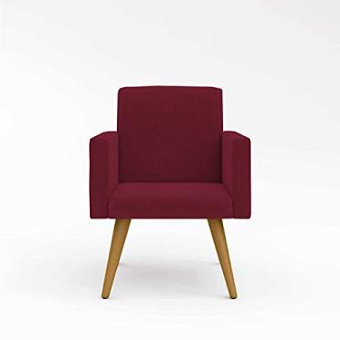 Imagem de Poltrona Decorativa - Escritório - Recepção - Sala De Estar Marsala