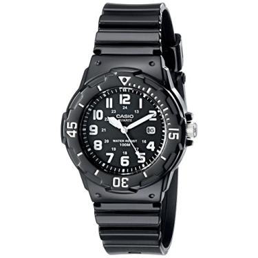 Imagem de Casio Série MDV106 | Relógio analógico unissex | 200 m WR | Caixa de aço inoxidável | Pulseira de resina | 2 ponteiros analógicos (HR, min, SEC) | Exibição da data | Coroa rosqueada/parte traseira da