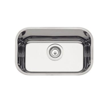 Imagem de Cuba de embutir Tramontina Lavínia 47 BL em aço inox polido 47x30 cm