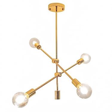 Imagem de Bella Iluminação PENDENTE IPANEMA DE METAL DOURADO