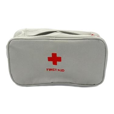 Imagem de Necessaire Porta Remédio Primeiros Socorros Kit Viagem Organizador