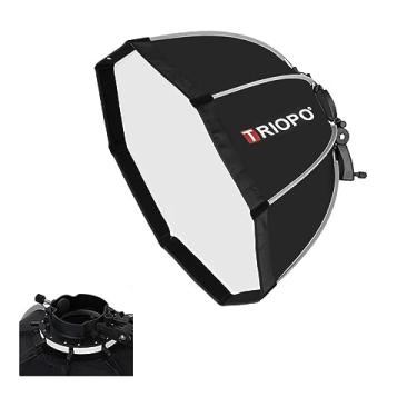 Imagem de Triopo KX55 Soft Box 21.6in/55cm Octagon Umbrella Photography Softbox para Godox V1 AD200Pro Round Head Flash Speedlite Speedlight Soft Box Light Difusor
