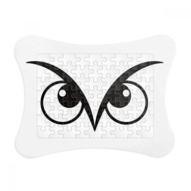 Imagem de Decoração de olho negro padrão de vetor, moldura de quebra-cabeça, decoração de quadros, ornamento de jogos