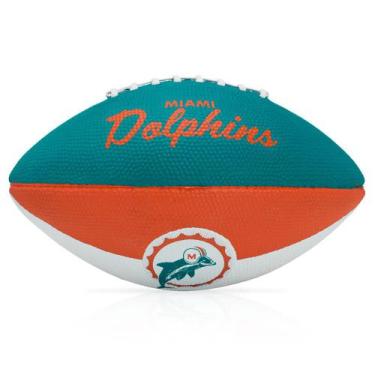 Imagem de Bola De Futebol Americano Wilson Nfl Team Miami Dolphins Mini