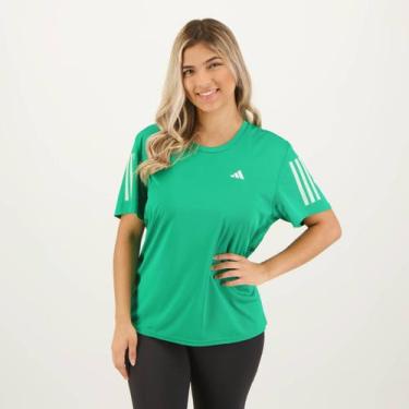 Imagem de Camiseta Adidas Own The Run Feminina Verde