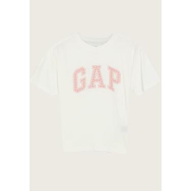 Imagem de Infantil - Camiseta GAP Logo Off-White GAP 787204 menina