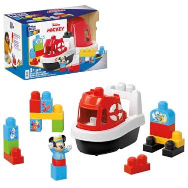 Imagem de Mega Bloks Disney Jogo Construção Barco clássico do Mickey