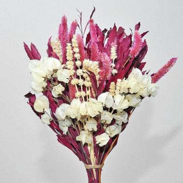 Imagem de Buquê de flores desidratadas rabo de gato rosa
