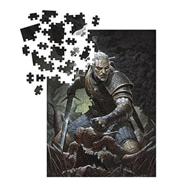 Imagem de Dark Horse Deluxe The Witcher 3: Wild Hunt: Geralt Trophy Puzzle, Multicolor, 1000