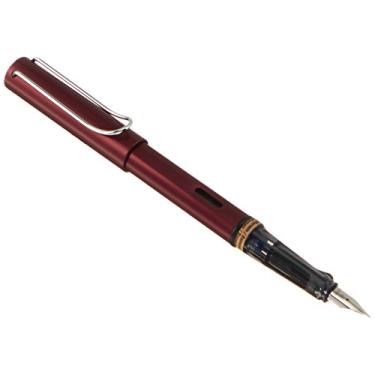 Imagem de Lamy Caneta-tinteiro AL-star - Canetas legais de design elegante, melhores canetas para escrita suave, caneta-tinteiro de alumínio leve - Caneta roxa de ponta média