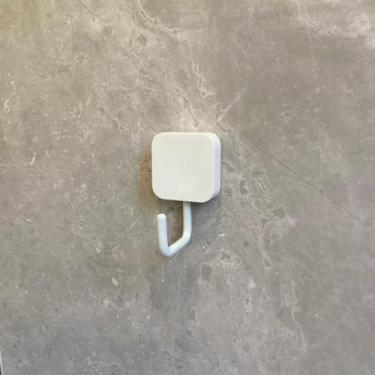 Imagem de Kit Banheiro com 3 Ganchos de Parede Para Toalhas + Fixação 3M (Branco)