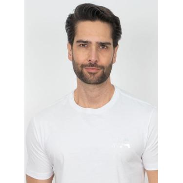 Imagem de Camiseta Aleatory Estampada Silver One Branca