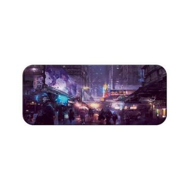 Imagem de Mouse Pad Gamer Cyberpunk Sci-fi Anime Extra Grande 90x40 costurado (5)