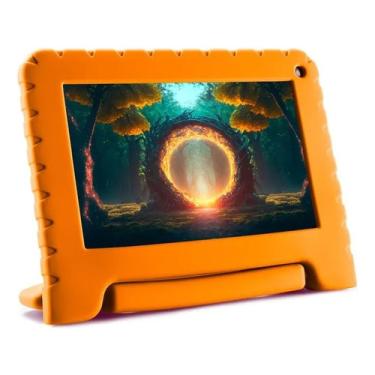 Imagem de Tablet Multi Kid Pad Laranja 4gb Ram 64gb Wi-fi Android  NB412