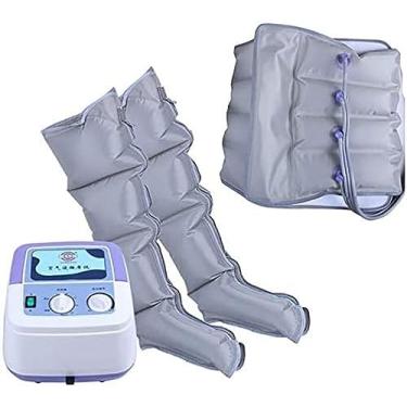 Imagem de Massageador pneumático de pernas, dispositivo de onda de ar, massagem por ondas de pressão para panturrilha, perna e pé, massageador elétrico, compressão de ar e pé por drenagem linfática, E