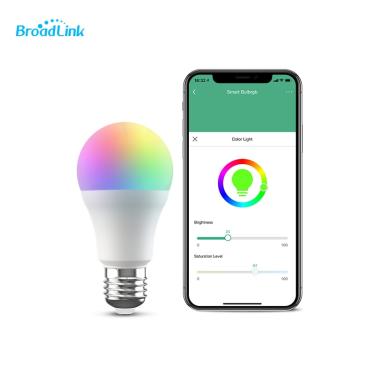Imagem de Broadlink-lâmpada inteligente de led rgb  lb26  r1  110v  funciona com google home e aleax  ifttt