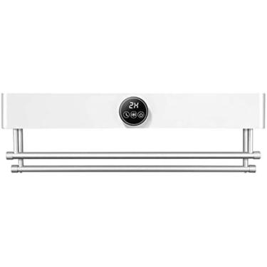 Imagem de Toalheiro elétrico inteligente, lâmpada de desinfecção UV para banheiro | Secador de prateleira de esterilização adequado para banheiro de cozinha doméstica, cabo de alimentação: 4m