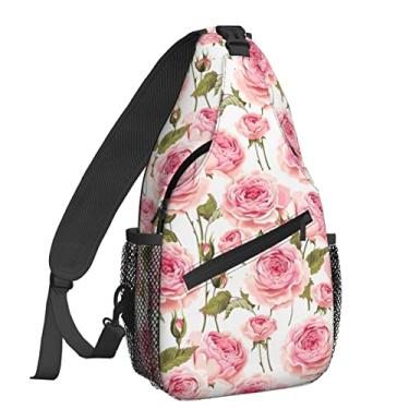 Imagem de Famame Mochila tiracolo tiracolo, bolsa de ombro, academia, ciclismo, viagem, trilhas, para homens e mulheres, Multicolorido 1, Cross bag, Mochilas Sling