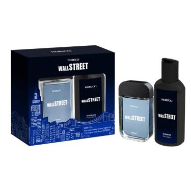 Imagem de Fiorucci Wall Street Coffret  Perfume Masculino  Deo Colônia + Shampoo Kit