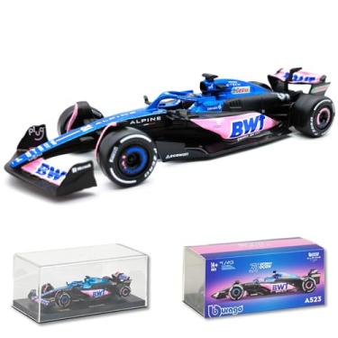 Imagem de JODIYAAH Bburago 1/43 F1 2023 Alpine F1 Team A523 31# Esteban Ocon Alloy Car Die Cast Car Model Collection Gift (Alpine A523 31# W/Driver)
