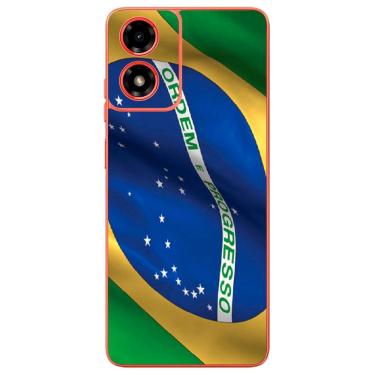 Imagem de Capa Adesivo Skin628 Verso Para Motorola Moto G04S (2024)