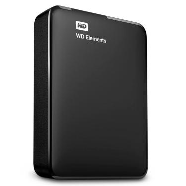 Imagem de HD Externo 4TB Portátil Western Digital Elements - USB 3.0 - WDBU6Y0040BBK-Unissex