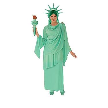 Imagem de Rubie's Fantasia feminina clássica Lady Liberty, Verde, M