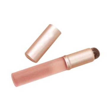 Imagem de menolana Pincel de silicone para lábios com tampa, pincel de batom reutilizável, pincel corretivo de silicone macio, multifuncional para beleza doméstica, PRETO