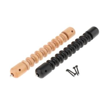 Imagem de Colaxi Unidade de pontuação premium Abacus para shuffleboard ou pebolim, inclui hardware de montagem, Madeira e Preto