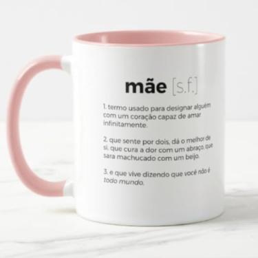 Imagem de Caneca Significado de Mãe Int Rosa
