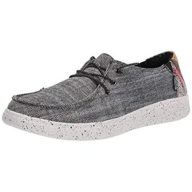 Imagem de Skechers Tênis feminino sem cadarço BOBS Skipper - Big Skies, Preto Multi, 6