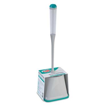 Imagem de FLASH LIMP, Escova Sanitária com Dispenser e Suporte, Cinza