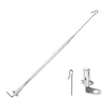 Imagem de Antena Cromada LR100/L100 Retrovisor/Guidao Corta-Pipa Retratil 2 Está