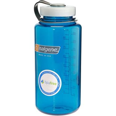 Imagem de Garrafa de água sem BPA Nalgene Tritan de boca larga, verde truta, 907 ml