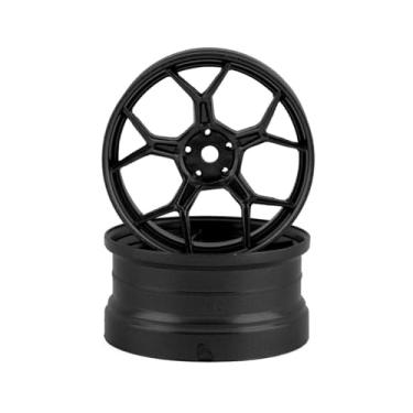 Imagem de DS Racing 2PCS 1/10 RC Feathery Light Split Spoke Drift Wheels Rims, 6mm Offset, 7gram, for Traxxas HSP Tamiya HPI Kyosho Yokomo Drifting Car (Gunmetal)