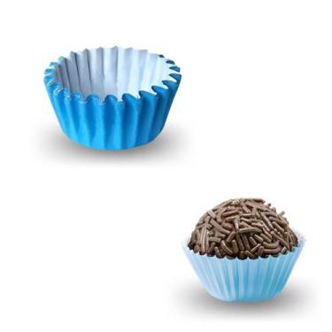 Imagem de Forminhas De Papel Branca Doces Brigadeiro Docinho Vários Tamanhos 100