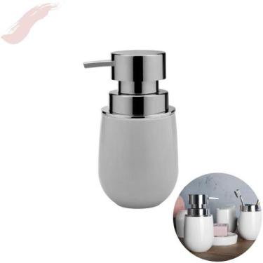 Imagem de Porta Sabonete Líquido 400ml New Belly Cromo Ou - Dispenser Saboneteir