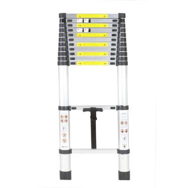 Imagem de Escada Telescópica de Aluminio 13 Degraus 5m Zaganza, GETA13D