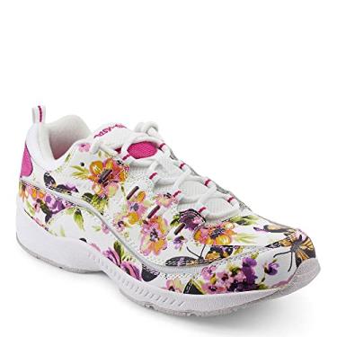 Imagem de Easy Spirit Romy pentru femei de mers pe jos 8 B(M) US Alb Floral