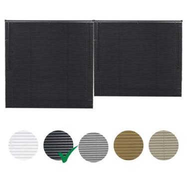 Imagem de Persiana Horizontal PVC 25mm BLOCK 200larg x 160alt (2 pçs) - Persiana