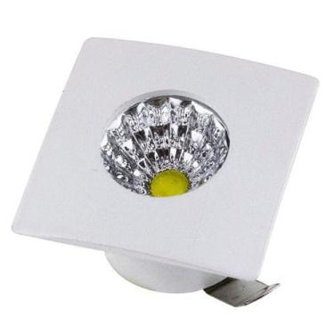 Imagem de MINI SPOT DE EMBUTIR QUADRADO COB 1W 85265V 3000k - Alpha Lúmen