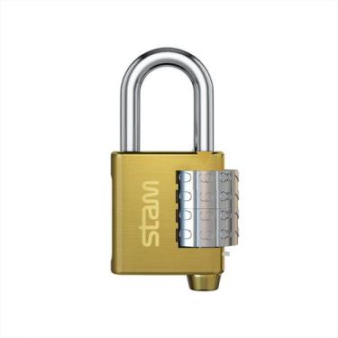 Imagem de Cadeado Original Stam Segredo Numérico (Várias Cores) 25mm/40mm  Mala,