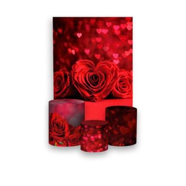 Imagem de Painel De Festa Vertical 1,50 x 2,20 + Trio De Capas Cilindro - Dia do
