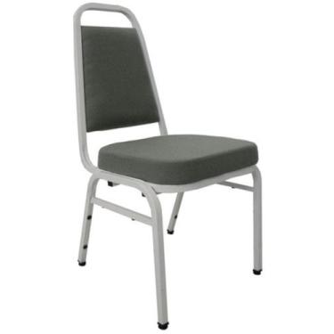 Imagem de Cadeira Empilhável para Auditórios Linha Hotel Plus Cinza - Design Off