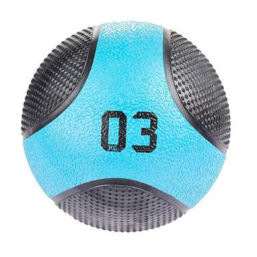 Imagem de Bola Medicine Pro A 3kg LP8112-03 Liveup, Azul, Preto